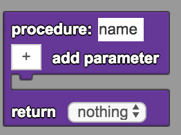 The Procedure Block
