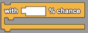 The With % Chance Block