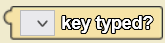 key typed code block