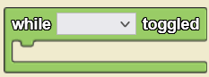 While toggled