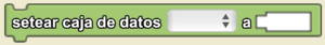 Set data box to
