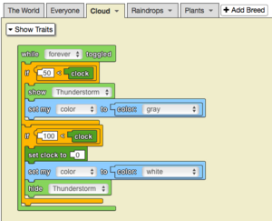 Clock example code