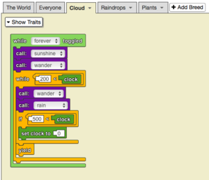 While example code
