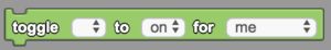 The Toggle To For Block
