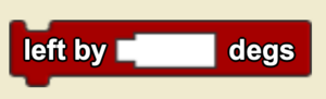 The left by degs block